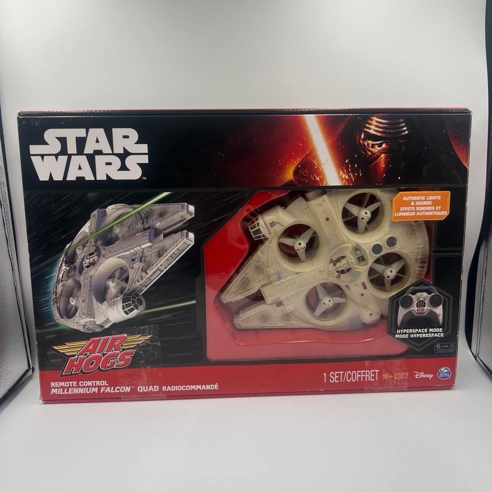 Air Hogs Star Wars:‎ Millennium Falcon Quad with Remote Control in Box